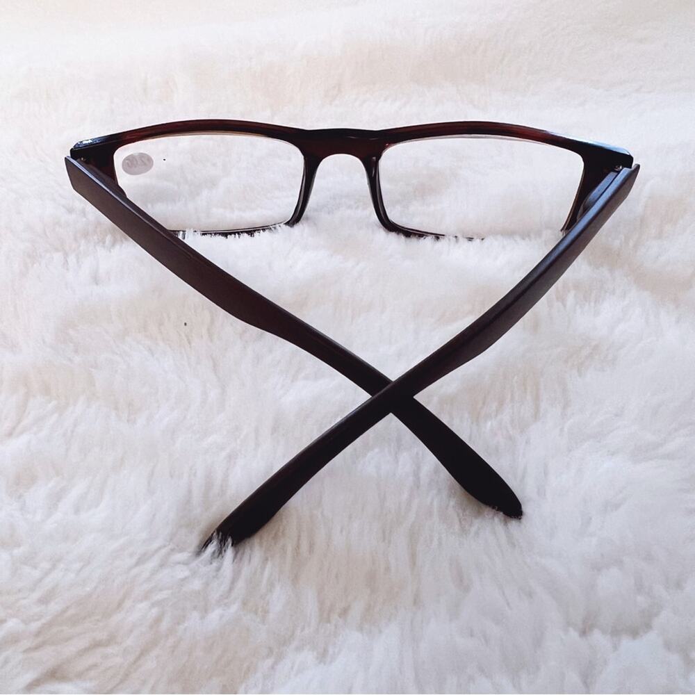 Rory Brown Rectangular Reader Glasses NWT - image 9